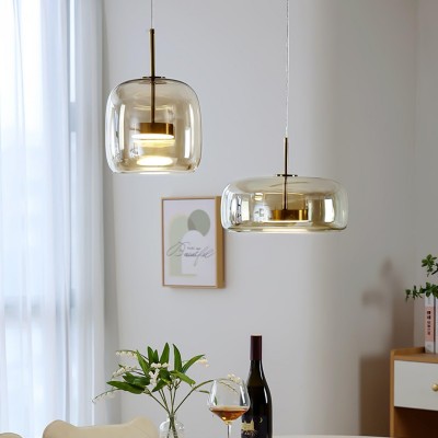 Raith Mouth Blown Glass Shade Pendant Light Raith Mouth Blown Glass Shade Pendant Light