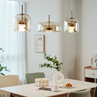 Raith Mouth Blown Glass Shade Pendant Light Raith Mouth Blown Glass Shade Pendant Light