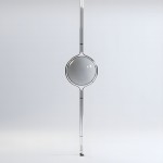 Alexandra Stylish White Acrylic Ball Floor To Ceiling Lamp Alexandra Stylish White Acrylic Ball Floor To Ceiling Lamp