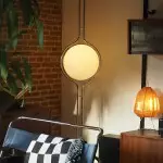 Alexandra Stylish White Acrylic Ball Floor To Ceiling Lamp Alexandra Stylish White Acrylic Ball Floor To Ceiling Lamp