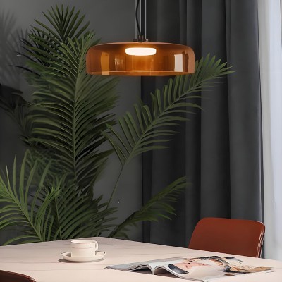 Zaire Bowl Shaped Layer Stained Glass Pendant Light Zaire Bowl Shaped Layer Stained Glass Pendant Light