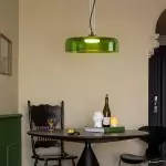 Zaire Bowl Shaped Layer Stained Glass Pendant Light