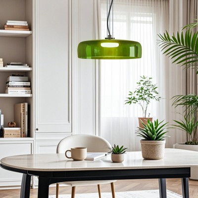 Zaire Bowl Shaped Layer Stained Glass Pendant Light Zaire Bowl Shaped Layer Stained Glass Pendant Light