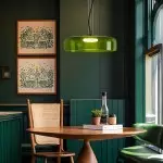 Zaire Bowl Shaped Layer Stained Glass Pendant Light