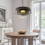 Zaire Bowl Shaped Layer Stained Glass Pendant Light