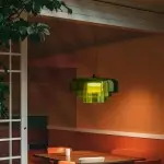 Zaire Bowl Shaped Layer Stained Glass Pendant Light