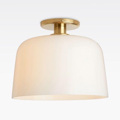 Hannahlee Minimalist Glass Semi Flush Mount Ceiling Light Hannahlee Minimalist Glass Semi Flush Mount Ceiling Light