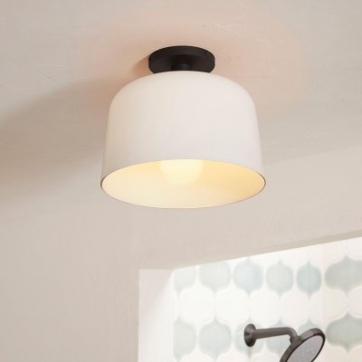 Hannahlee Minimalist Glass Semi Flush Mount Ceiling Light Hannahlee Minimalist Glass Semi Flush Mount Ceiling Light