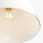 Hannahlee ‎Minimalist Glass Semi Flush Mount Ceiling Light