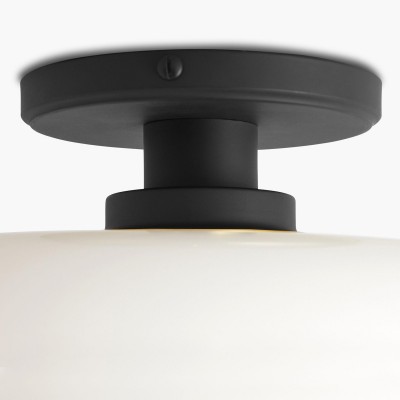 Hannahlee Minimalist Glass Semi Flush Mount Ceiling Light Hannahlee Minimalist Glass Semi Flush Mount Ceiling Light