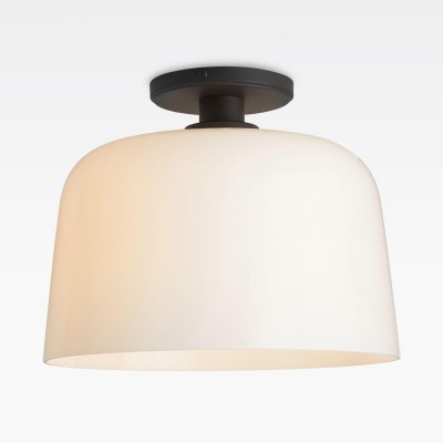 Hannahlee ‎Minimalist Glass Semi Flush Mount Ceiling Light