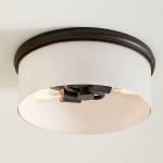 Lionell Farmhouse Milk Glass Round Flush Mount Ceiling Light Lionell Farmhouse Milk Glass Round Flush Mount Ceiling Light
