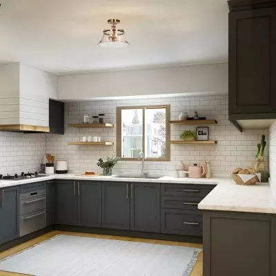 Lior Vintage Industrial Semi Flush Mount Ceiling Light Lior Vintage Industrial Semi Flush Mount Ceiling Light