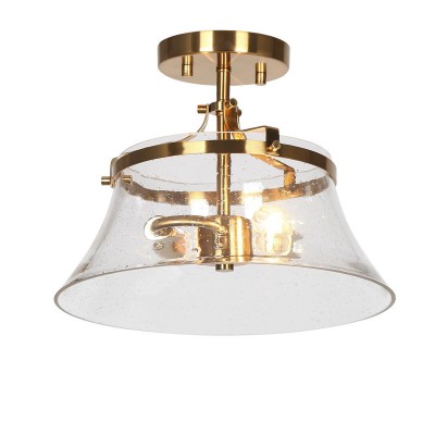 Lior Vintage Industrial Semi Flush Mount Ceiling Light Lior Vintage Industrial Semi Flush Mount Ceiling Light
