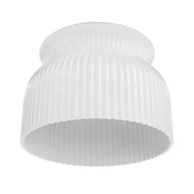 Jovie Vintage Ribbed Glass Semi-Flush Mount Jovie Vintage Ribbed Glass Semi-Flush Mount