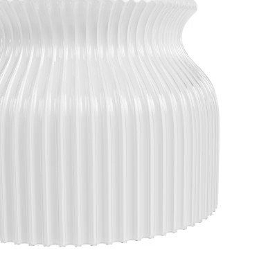 Jovie Vintage Ribbed Glass Semi-Flush Mount Jovie Vintage Ribbed Glass Semi-Flush Mount