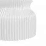 Jovie Vintage Ribbed Glass Semi-Flush Mount