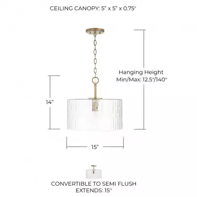 Oliverio Farmhouse Embossed Seeded Glass Ceiling Light Oliverio Farmhouse Embossed Seeded Glass Ceiling Light