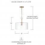 Oliverio Farmhouse Embossed Seeded Glass Ceiling Light Oliverio Farmhouse Embossed Seeded Glass Ceiling Light
