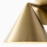 Maven Modern Elegant Cone Shade Wall Sconce