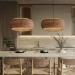 Barbara Coastal Rattan Pendant Light Kitchen Island Barbara Coastal Rattan Pendant Light Kitchen Island