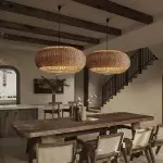 Barbara Coastal Rattan Pendant Light Kitchen Island Barbara Coastal Rattan Pendant Light Kitchen Island