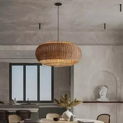 Barbara Coastal Rattan Pendant Light Kitchen Island Barbara Coastal Rattan Pendant Light Kitchen Island