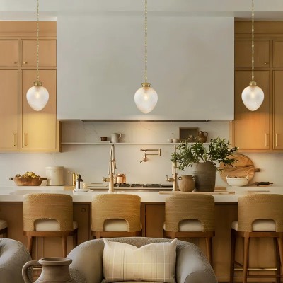 Greta Vintage Diamond Textured Teardrop Glass Pendant Light Greta Vintage Diamond Textured Teardrop Glass Pendant Light