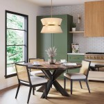 Emily Modern 4 Light Rope Shade Drum Chandelier