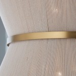 Emily Modern 4 Light Rope Shade Drum Chandelier