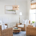 Emily Modern 4 Light Rope Shade Drum Chandelier