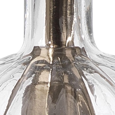 Billie Modern Ribbed Glass Carafe Pendant Light Billie Modern Ribbed Glass Carafe Pendant Light