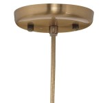 Billie Modern Ribbed Glass Carafe Pendant Light