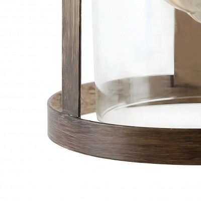 Brilliante Industrial Retro Rust Cylinder Seeded Glass Pendant Light Brilliante Industrial Retro Rust Cylinder Seeded Glass Pendant Light