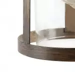 Brilliante Industrial Retro Rust Cylinder Seeded Glass Pendant Light