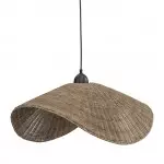 Holli Organic Boho Wicker Rattan Pendant Light