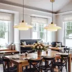 Ritika Vintage Art Cream Multi-Shape Glass Pendant Light Ritika Vintage Art Cream Multi-Shape Glass Pendant Light