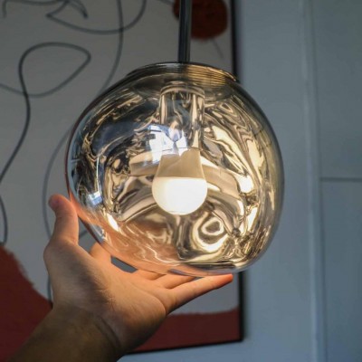 Amalia Irregular Globe Melt Pendant Light Amalia Irregular Globe Melt Pendant Light