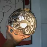 Amalia Irregular Globe Melt Pendant Light