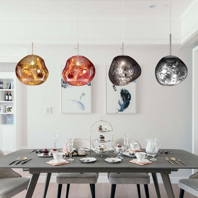 Amalia Irregular Globe Melt Pendant Light Amalia Irregular Globe Melt Pendant Light