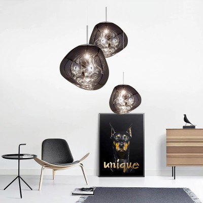Amalia Irregular Globe Melt Pendant Light Amalia Irregular Globe Melt Pendant Light