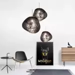 Amalia Irregular Globe Melt Pendant Light
