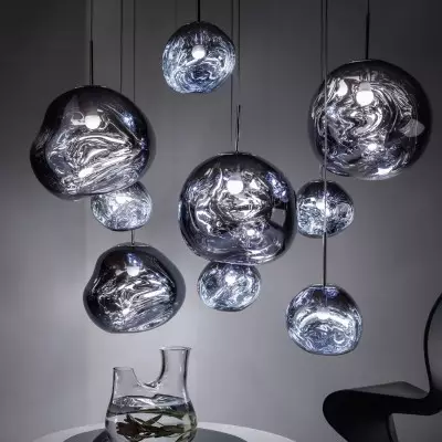 Amalia Irregular Globe Melt Pendant Light Amalia Irregular Globe Melt Pendant Light