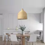 Galatea Boho Bell Shaped Rattan Chandelier