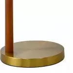 Zaden Vintage Gold Linen Shade Floor Lamp Zaden Vintage Gold Linen Shade Floor Lamp