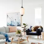 Cyrilith Farmhouse Pumpkin Glass Eloise Pendant Light