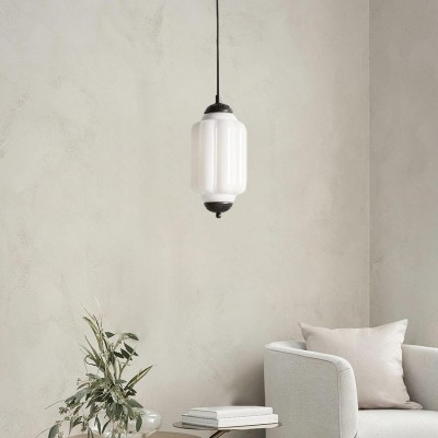 Cyrilith Farmhouse Pumpkin Glass Eloise Pendant Light Cyrilith Farmhouse Pumpkin Glass Eloise Pendant Light