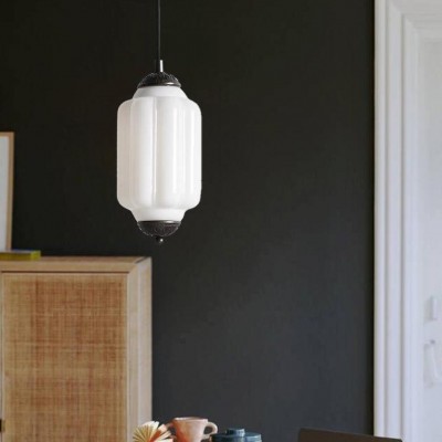 Cyrilith Farmhouse Pumpkin Glass Eloise Pendant Light Cyrilith Farmhouse Pumpkin Glass Eloise Pendant Light