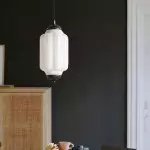 Cyrilith Farmhouse Pumpkin Glass Eloise Pendant Light