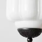 Cyrilith Farmhouse Pumpkin Glass Eloise Pendant Light